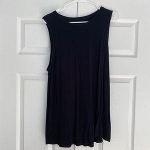 A New Day Black Easy Fit Crewneck Tank Top